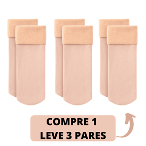 Meia Térmica Aveludada Ultraconfort | COMPRE 1 LEVE 3 🎁