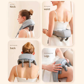 Massageador Shiatsu Movimento de Mãos - Alívio Imediato do Estresse