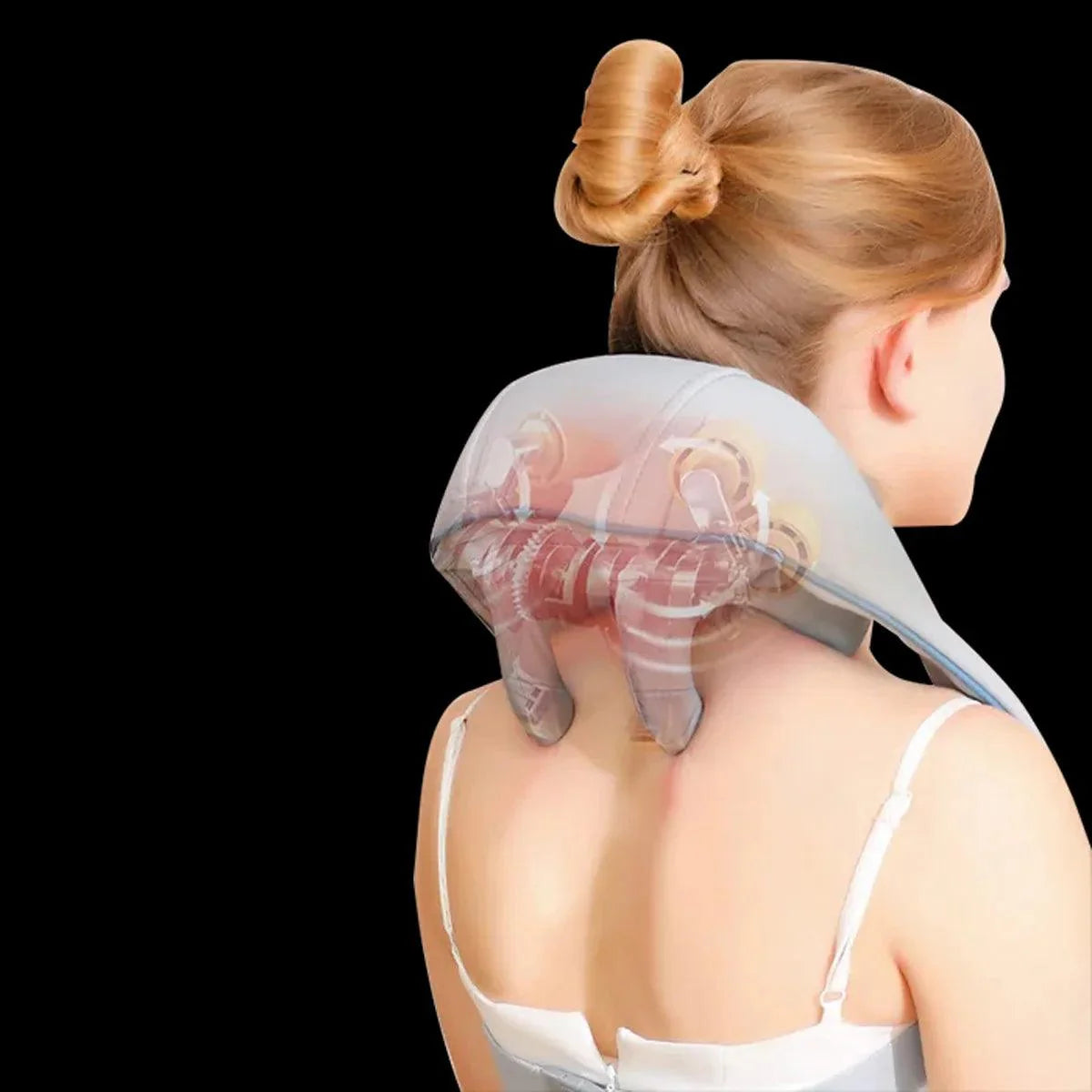 Massageador Shiatsu Movimento de Mãos - Alívio Imediato do Estresse