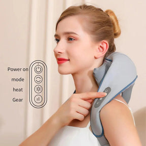 Massageador Shiatsu Movimento de Mãos - Alívio Imediato do Estresse